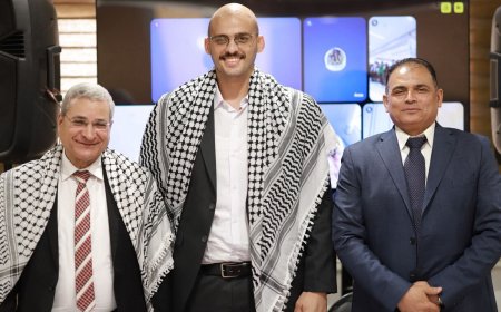 الأزهر يؤكد دعمه لغزة.. متحدث الجامعة ينقل رسالة الإمام الأكبر خلال مناقشة رسالة ماجستير لباحث فلسطيني بالسفارة الفلسطينية