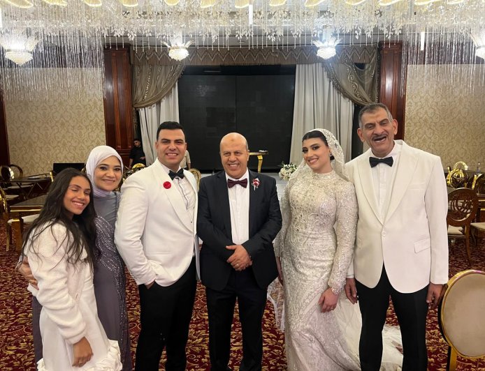 اللواء ماهر هاشم سكرتير عام محافظة أسوان يحتفل بزفاف نجله النقيب محمد في حفل أسطوري