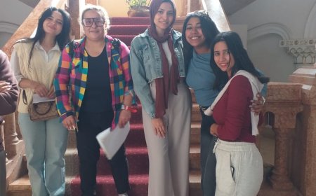 أكاديمية أخبار اليوم في زيارة تثقيفية إلى قصر الأميرة سميحة حسين كامل مكتبة القاهرة الكبرى