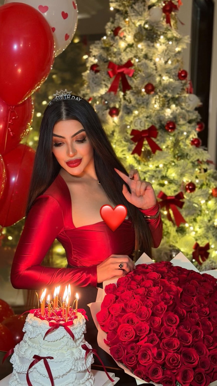 أجواء دافئة ولمسة أنيقة.. دعاء صلاح تحتفل بالكريسماس على طريقتها الخاصة