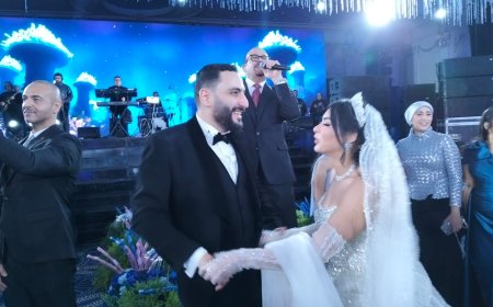 بالصور.. نجوم الطرب في حفل زفاف ربا مزروع بالعاصمة الإدارية