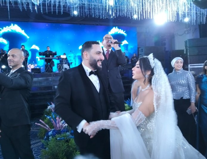 بالصور.. نجوم الطرب في حفل زفاف ربا مزروع بالعاصمة الإدارية