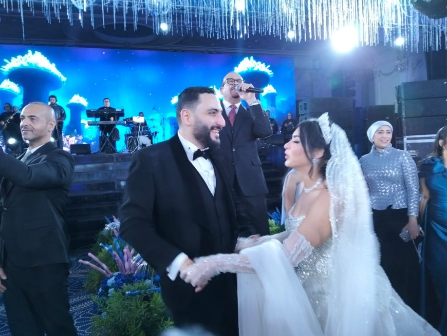 بالصور.. نجوم الطرب في حفل زفاف ربا مزروع بالعاصمة الإدارية