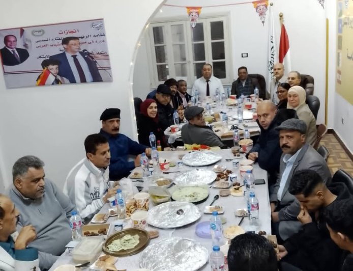 مائدة رمضانية بروح العروبة تجمع شباب الأمة في اتحاد شباب العرب للإبداع والابتكار