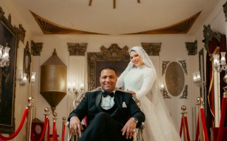 ليلة فرح تضحك فيها القلوب.. زفاف رشاد شتيوي وعبله إمام في أبهى صورة للسعادة