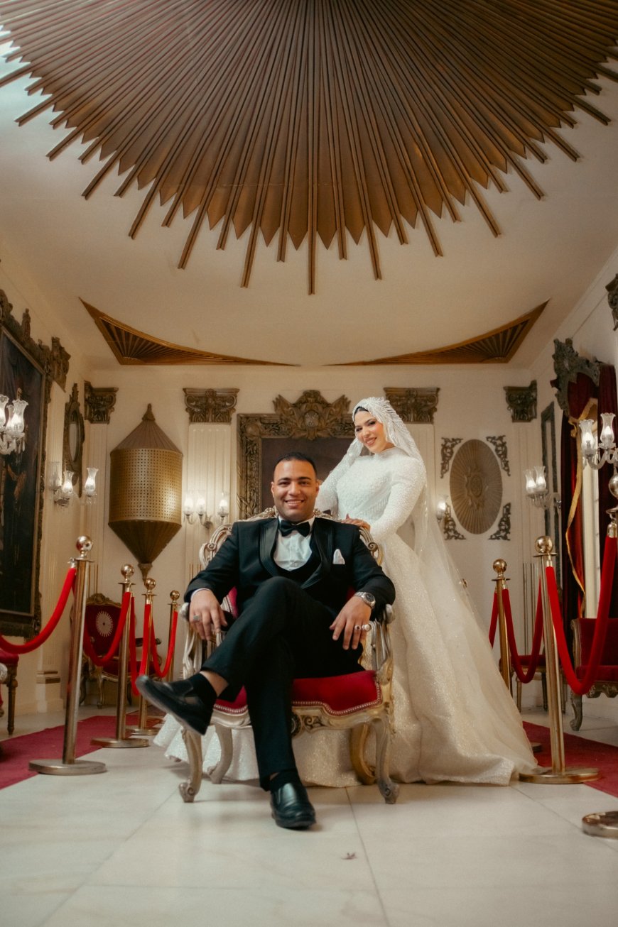 ليلة فرح تضحك فيها القلوب.. زفاف رشاد شتيوي وعبله إمام في أبهى صورة للسعادة