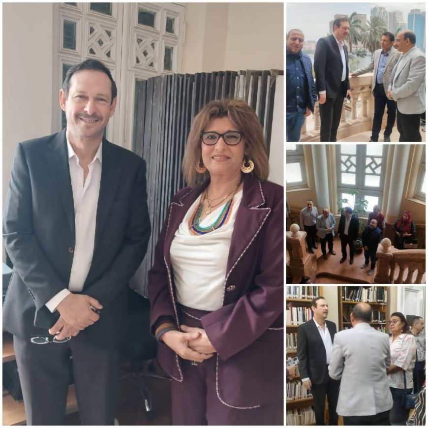 أيمن الشيوي يبدأ مهامه بجولة ميدانية: تفقد مكتبة القاهرة الكبرى لدعم الحراك الثقافي وتعزيز دورها الإبداعي