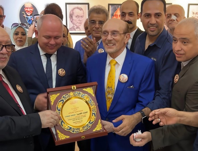 محمد صبحي بعيون فناني العالم.. افتتاح المعرض الدولي "فارس الفن العربي" بمتحف محمود مختار