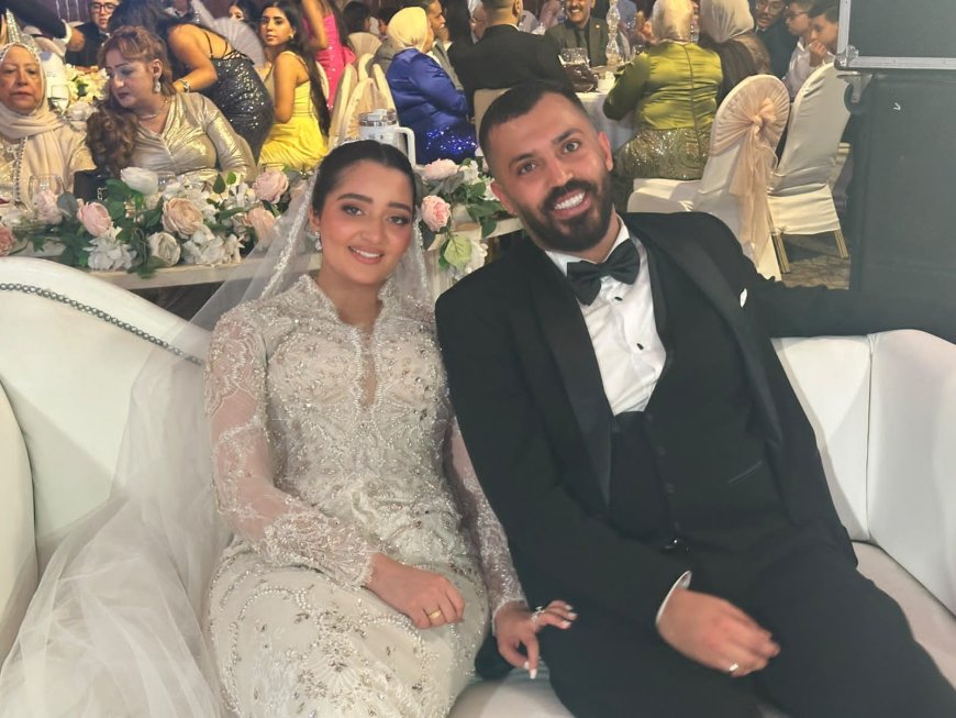 بالصور.. سمسم شهاب ومحمود الليثي ورحمة محسن نجوم حفل زفاف عبدالرحمن ابو القاسم وهاجر المنشاوي