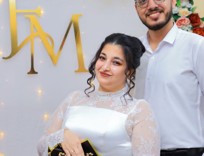 شنودة كحول وإيمان سيفين يهنئان نجلهما فادي بمناسبة خطوبته على ميرنا جمال